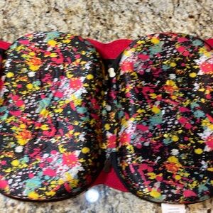 Tie-dye infinity, cheer shoe bag